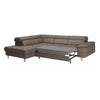 Klappbare Ledersofas