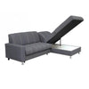 Ecksofas mit Stauraum