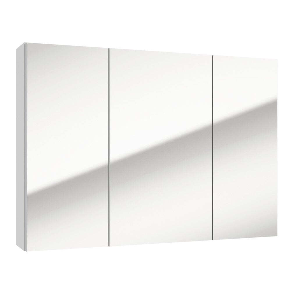 Badezimmerschrank Soul mit Spiegel (85x60x15 cm, weiß)