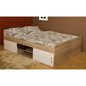Bett Sava II, 120x200, inkl. Bettdecke, ohne Matratze und Matratze