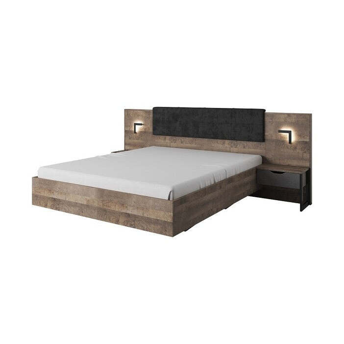 Bettgestell Laura 160x200 cm (Eiche Grande Sand/Matera)