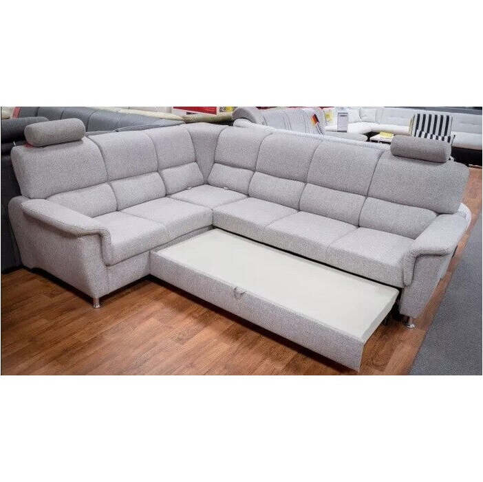 Ecksofa Duo Panama Sofa linke Ecke grau - stone 94