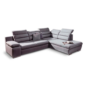 Ecksofa Greco rechte Ecke grau