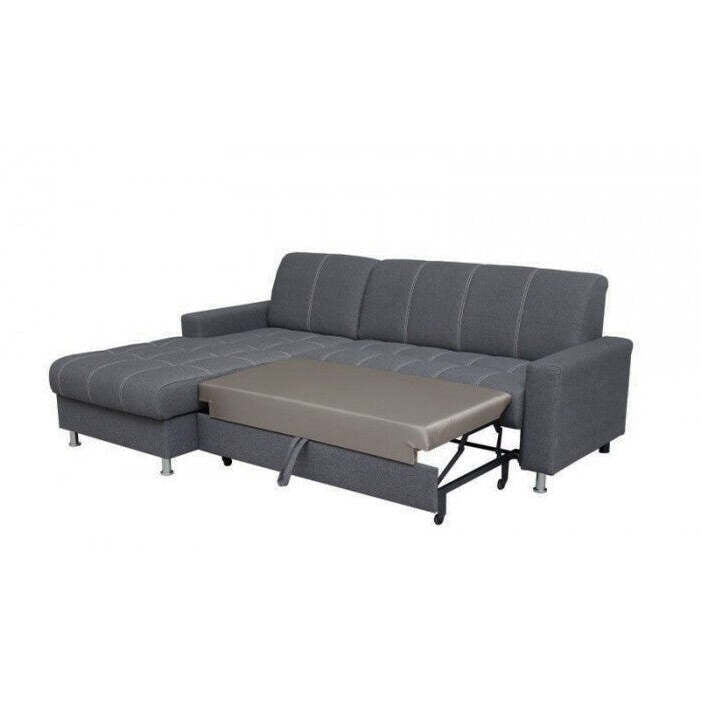 Ecksofa Simone linke Ecke grau