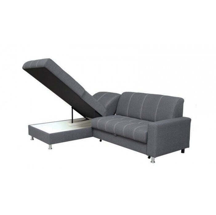 Ecksofa Simone linke Ecke grau
