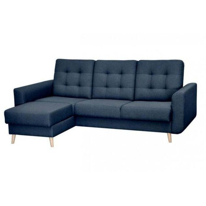 Ecksofa Sofa Avanti linke Ecke blau