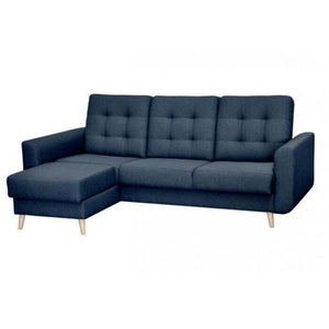 Ecksofa Sofa Avanti linke Ecke blau