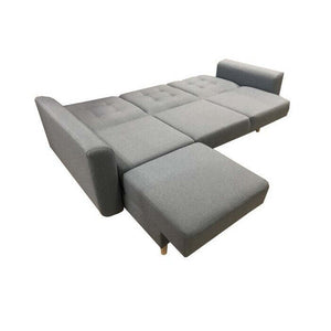 Ecksofa Sofa Avanti linke Ecke blau
