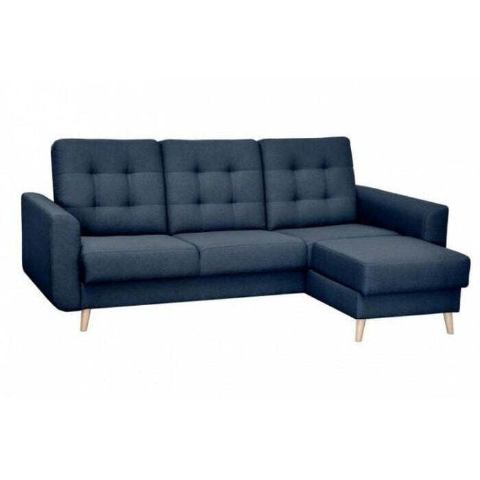 Ecksofa Sofa Avanti rechte Ecke blau