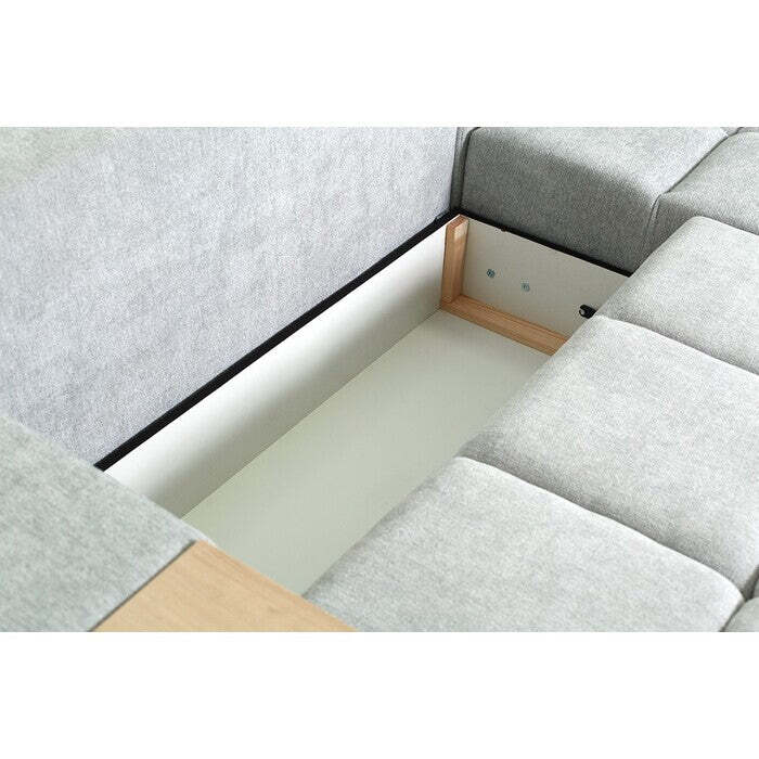Ecksofa sofa Baltic universal ecke grau