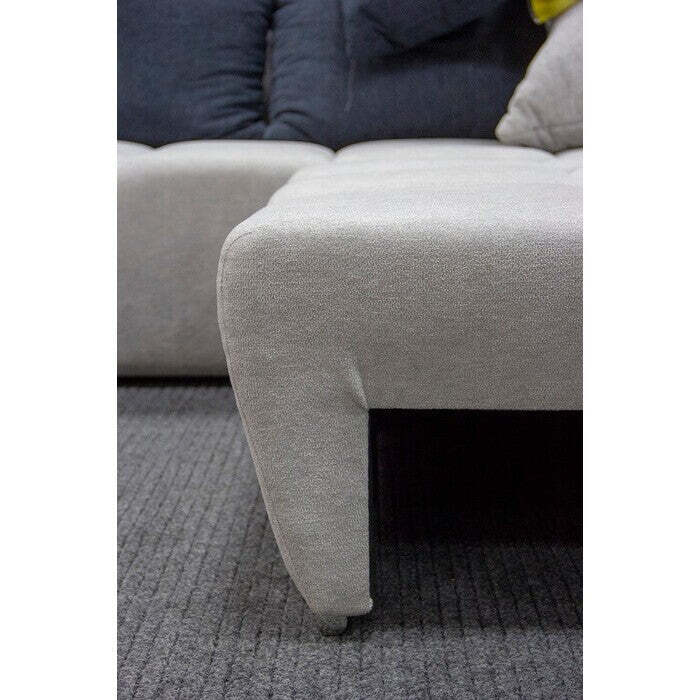 Ecksofa sofa Baltic universal ecke grau