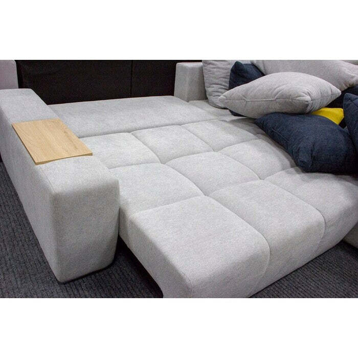 Ecksofa sofa Baltic universal ecke grau