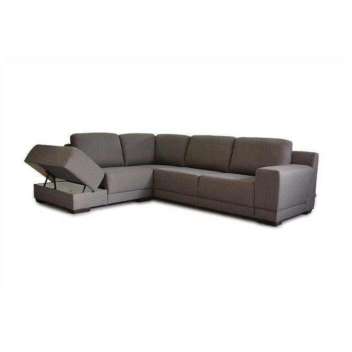 Ecksofa Sofa Linda linke Ecke braun