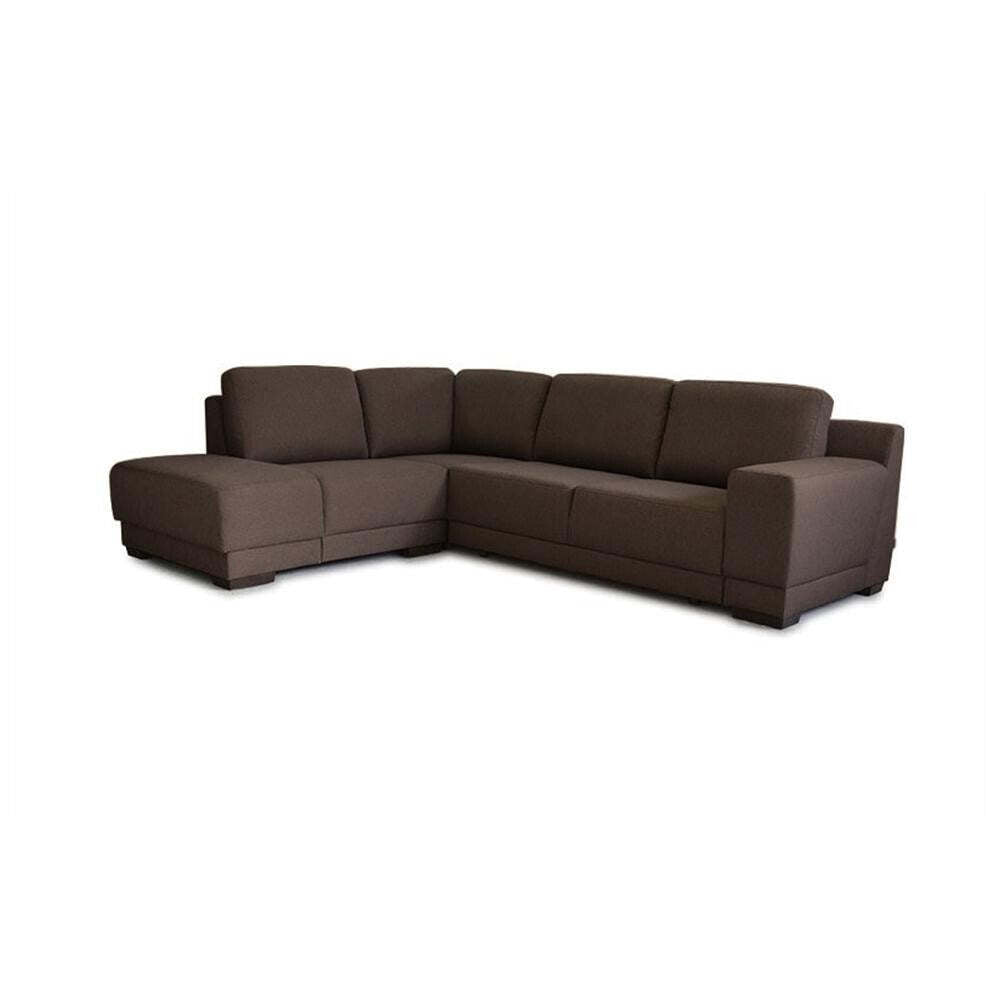 Ecksofa Sofa Linda linke Ecke braun
