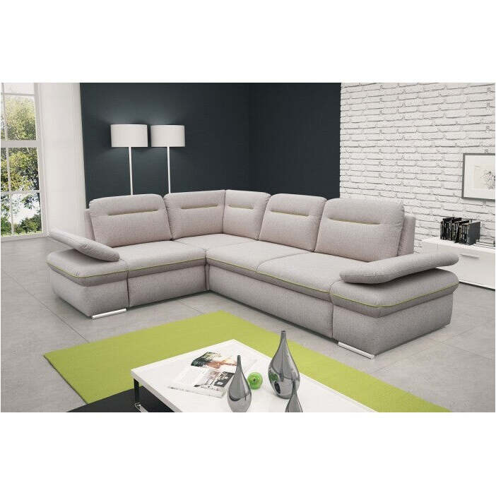 Ecksofa Sofa Margo linke Ecke beige