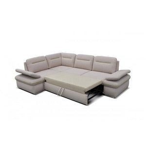 Ecksofa Sofa Margo linke Ecke beige
