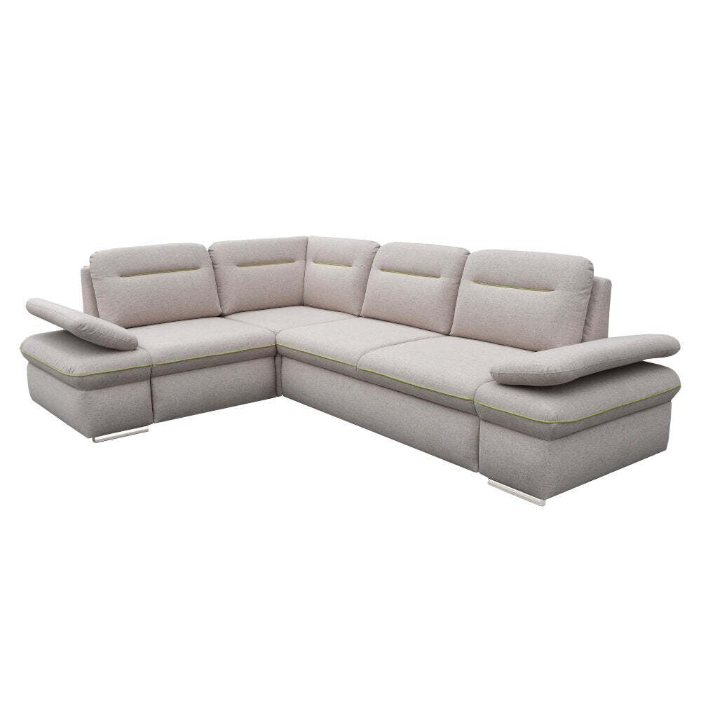 Ecksofa Sofa Margo linke Ecke beige