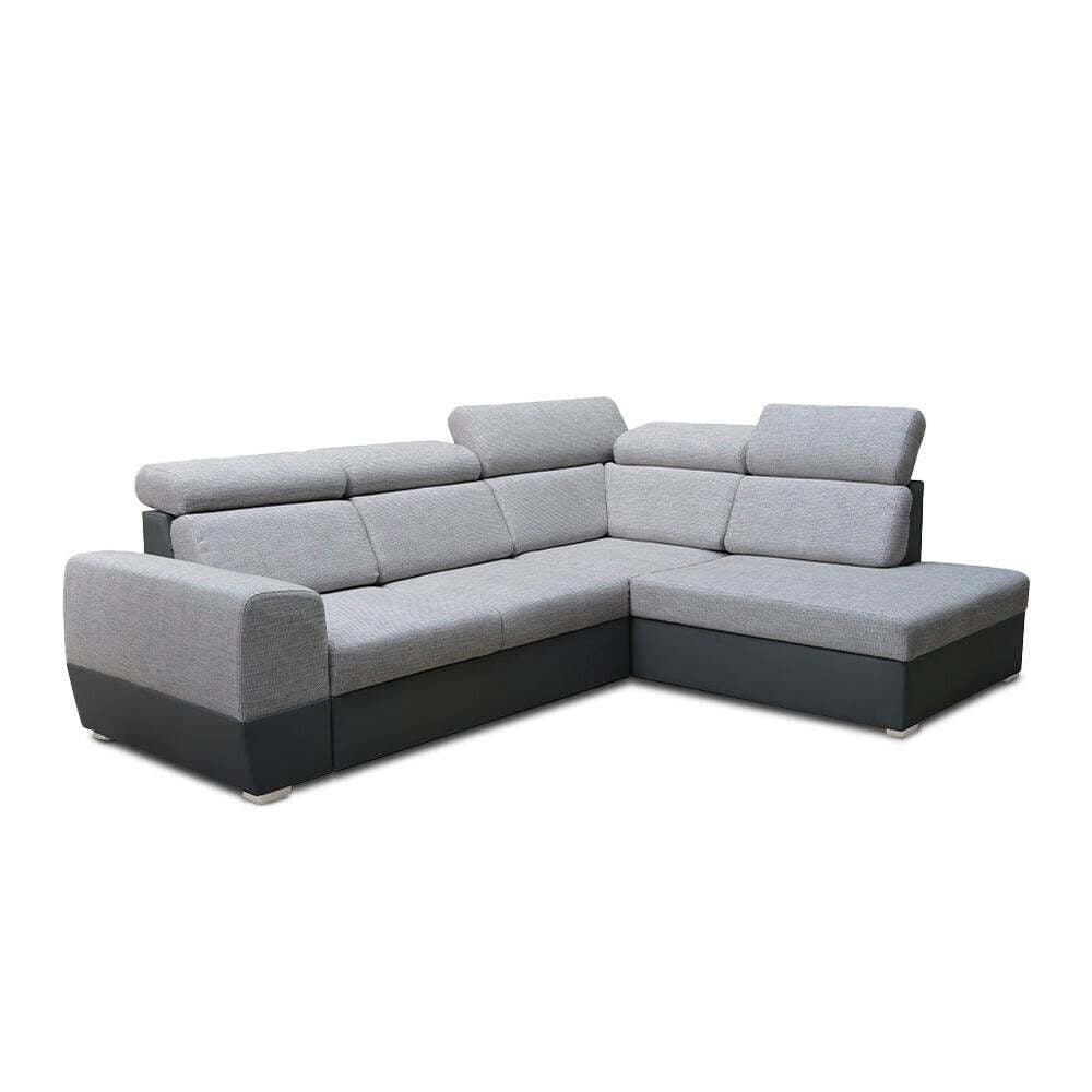 Ecksofa Sofa Matrix rechte Ecke grau