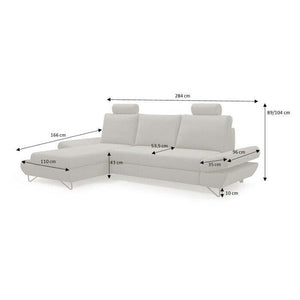 Ecksofa Stockholm Ecke links beige