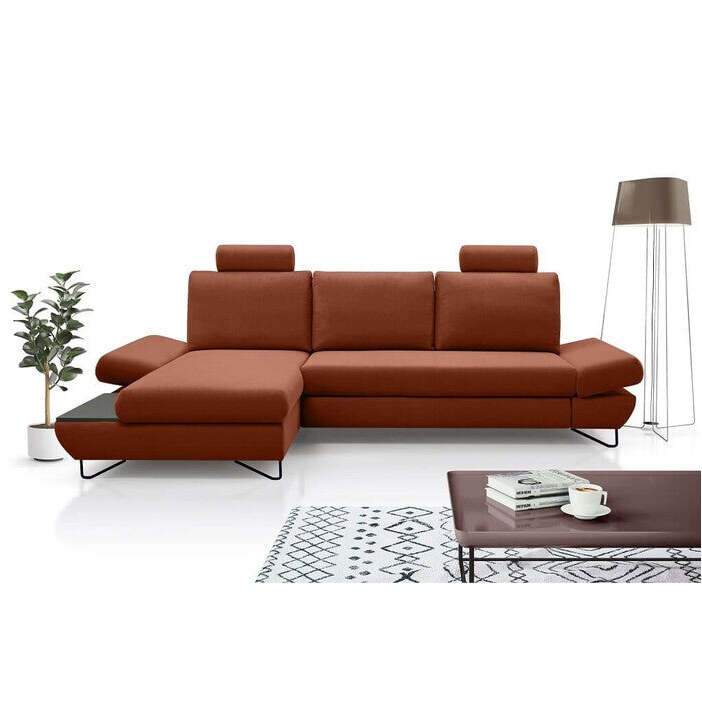 Ecksofa Stockholm Ecke links Kastanie