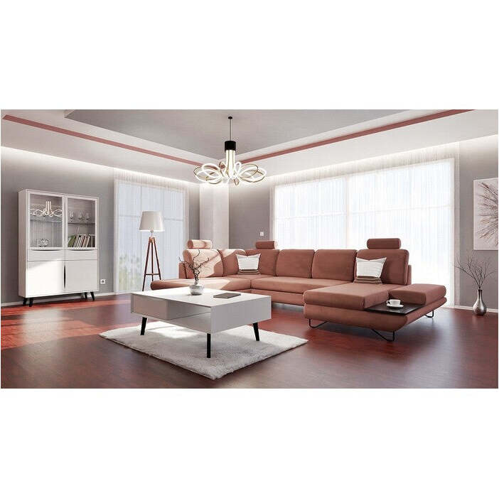 Ecksofa Stockholm Ecke links Kastanie