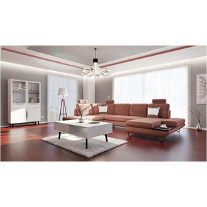 Ecksofa Stockholm Ecke links Kastanie