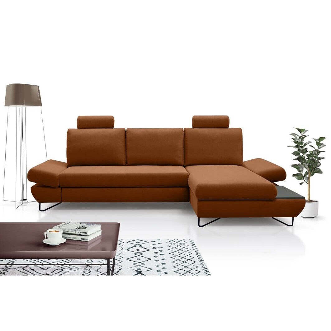 Ecksofa Stockholm Ecke rechts Kastanie