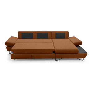 Ecksofa Stockholm Ecke rechts Kastanie