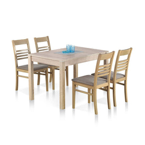 Esstisch Maurycy 118-158x76x75 cm (Eiche sonoma)