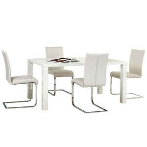 Esstisch Ronald klappbar 120-160x80x75 cm (weiß)