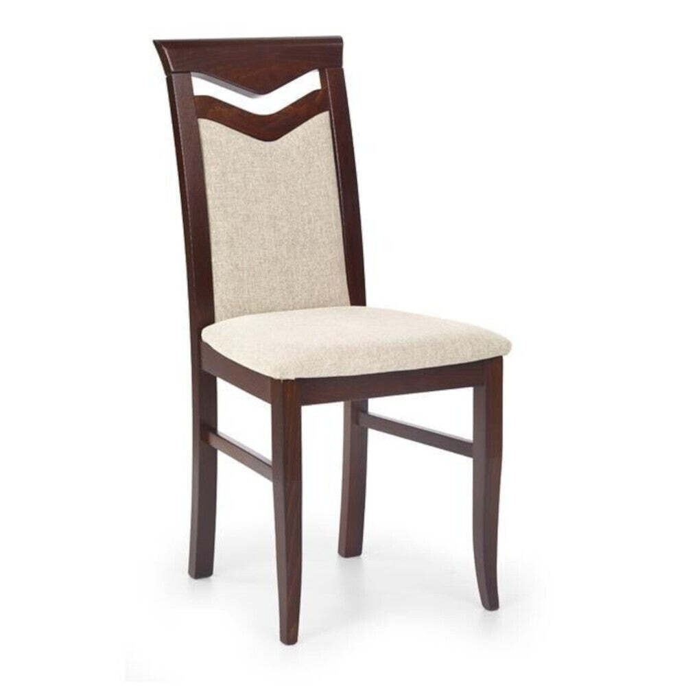 Esszimmerstuhl Citrone (Nussbaum dunkel/Beige)