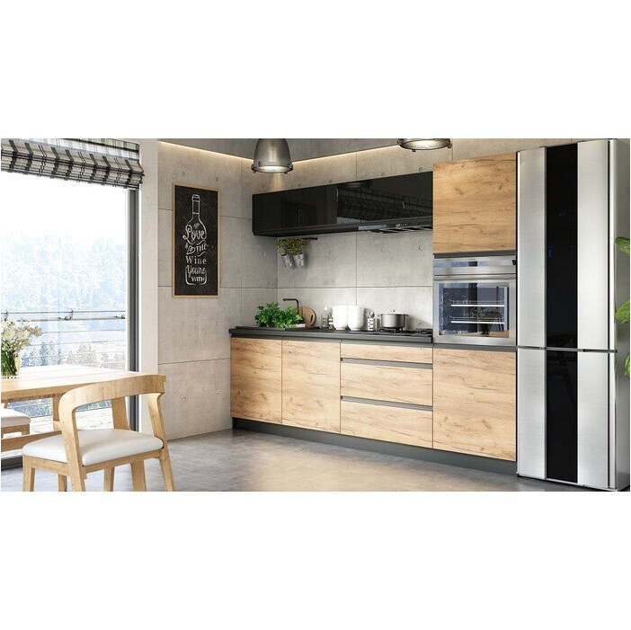 Hochschrank für Einbaubackofen für Küche Brick