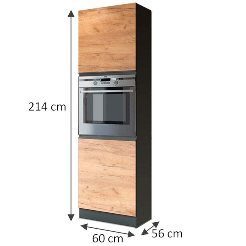 Hochschrank für Einbaubackofen für Küche Brick