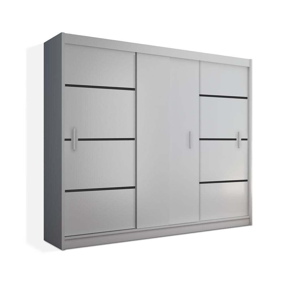 Kleiderschrank Multi - 250/215/61 (weiß)