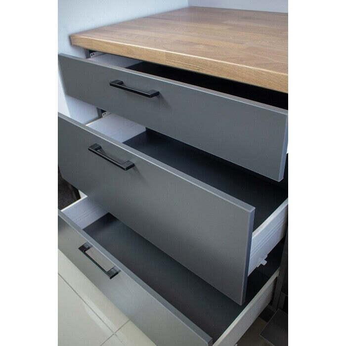 Küche Lisa - 260 cm (grau)