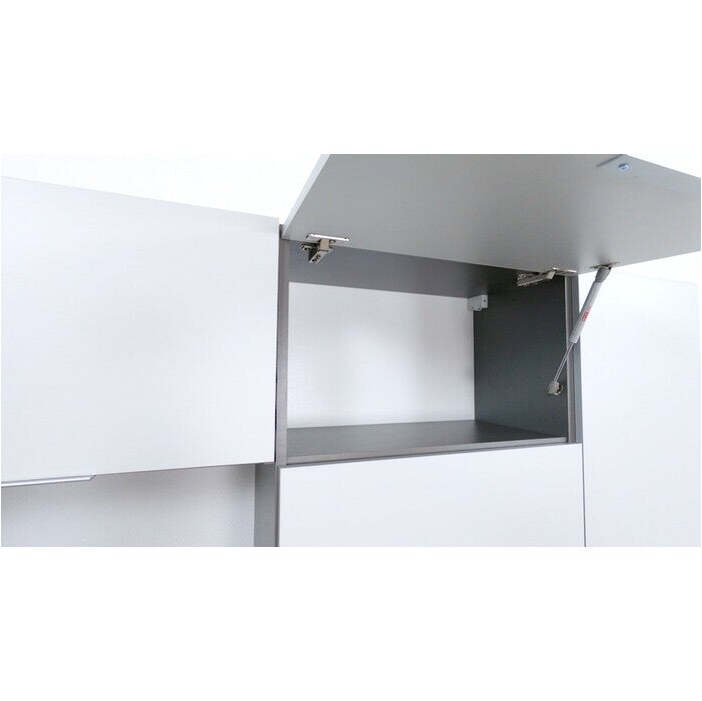 Küche Mindy 320 cm (grau matt)
