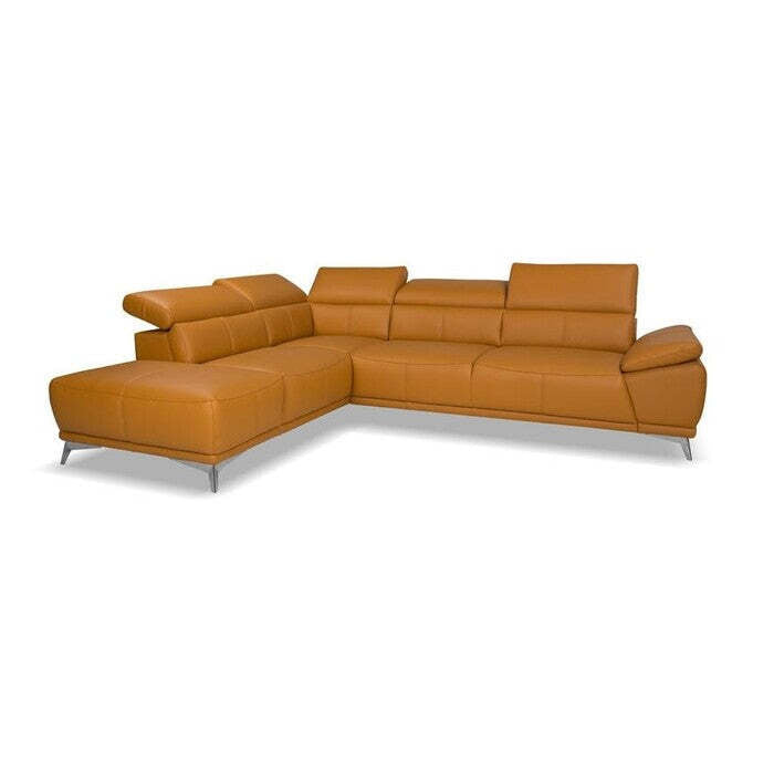Ledersofa Felipe linke Ecke