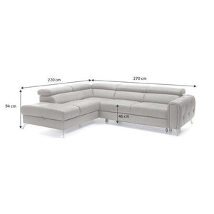 Ledersofa Sofa Montmartre linke Ecke