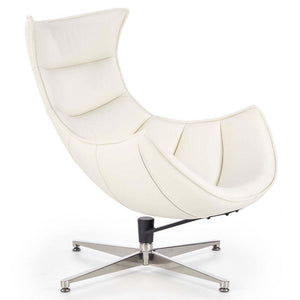 Luxor Leder Sessel weiß