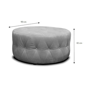 Luxus-Hocker (Stoff) - trinity 22