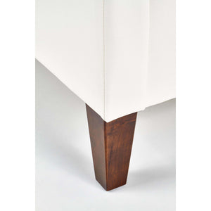 Polsterbett Kirsty 160x200, weiß, ohne Matratze