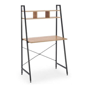 Regal mit Schreibtisch Jerico (Eiche sonoma, schwarz)