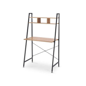 Regal mit Schreibtisch Jerico (Eiche sonoma, schwarz)