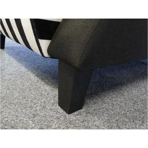 Sessel Barutti weiß, schwarz