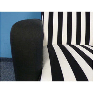 Sessel Barutti weiß, schwarz