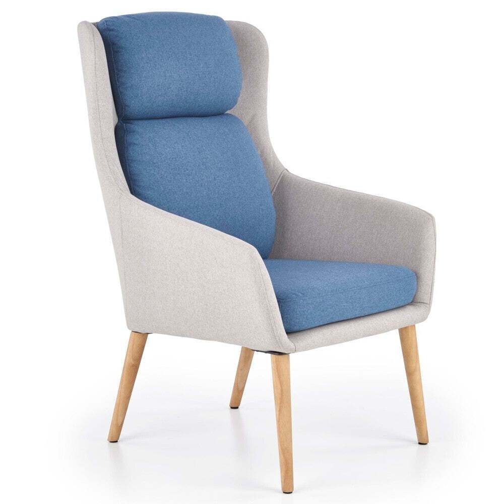 Sessel Finly grau, blau