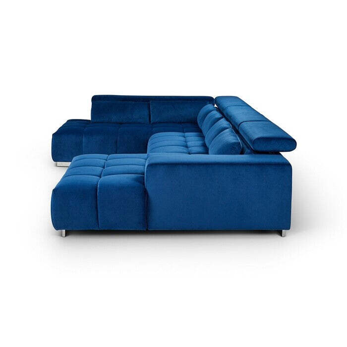 U-förmiges Sofa Treviso linke Ecke blau