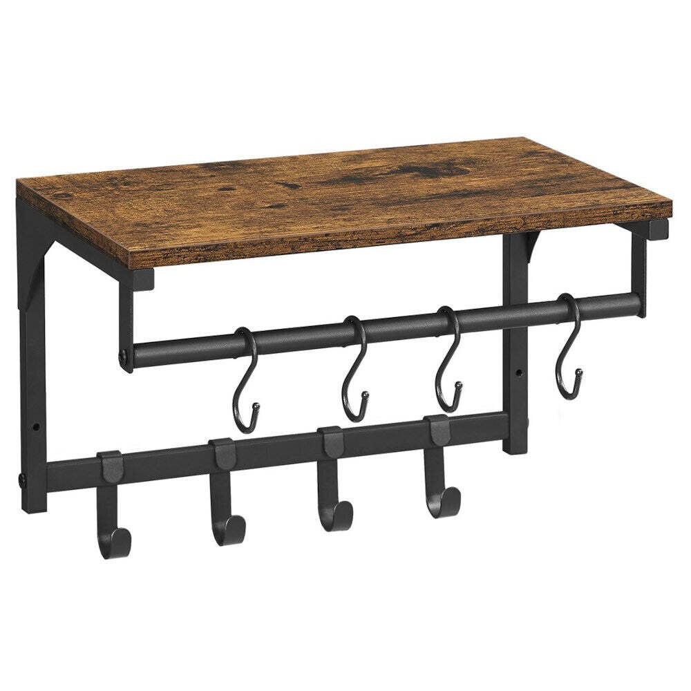 Wandaufhänger Stiefmütterchen (braun, schwarz, 40x24x24 cm)